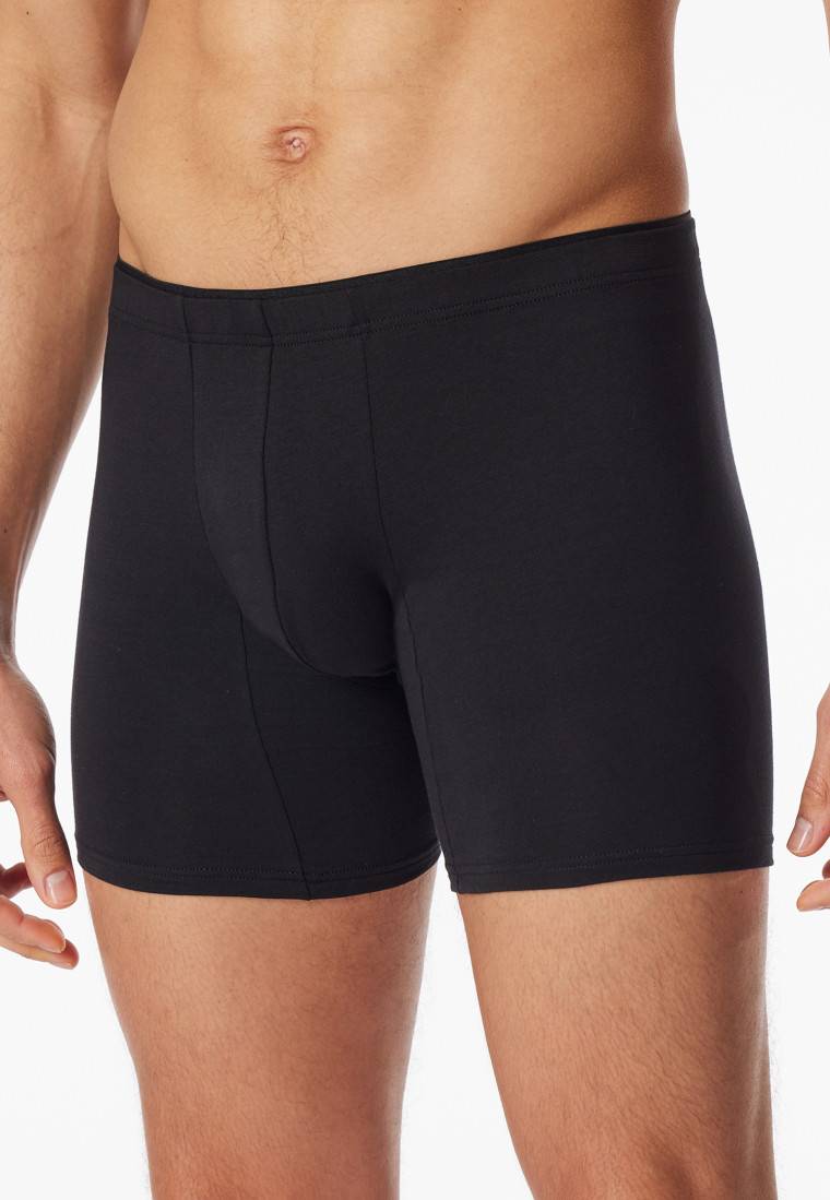 Schiesser Shorts schwarz - Premium Cotton Riesige Rabatte