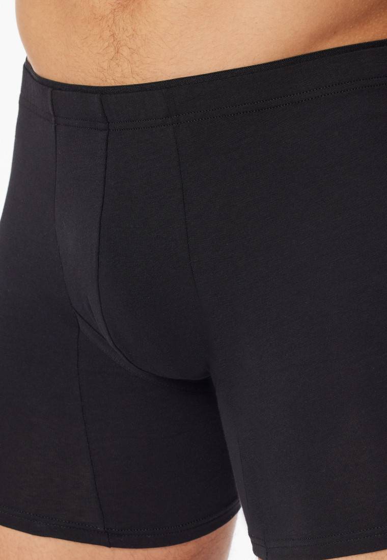 Schiesser Shorts schwarz - Premium Cotton Riesige Rabatte
