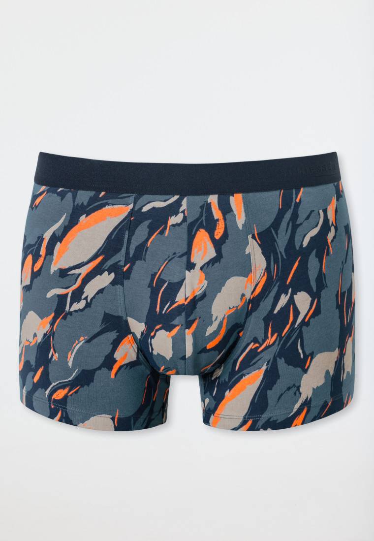 Schiesser Shorts atlantikblau gemustert - 95/5 Fabrikladen