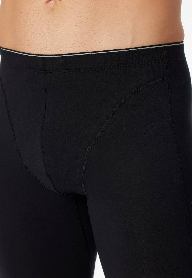 Schiesser Unterhose Organic Cotton elastisch schwarz - 95/5 Rabatt