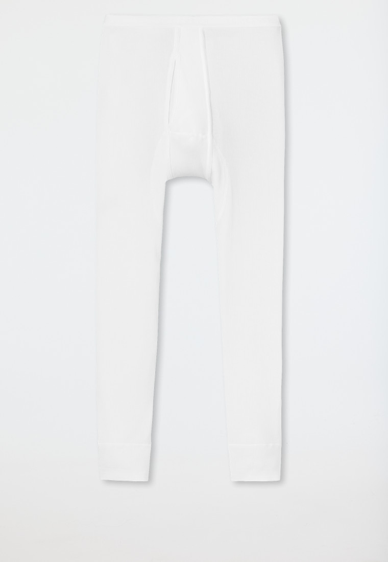 Schiesser Unterhose 3/4-lang mit Eingriff weiß - Original Doppelripp Exklusivangebot