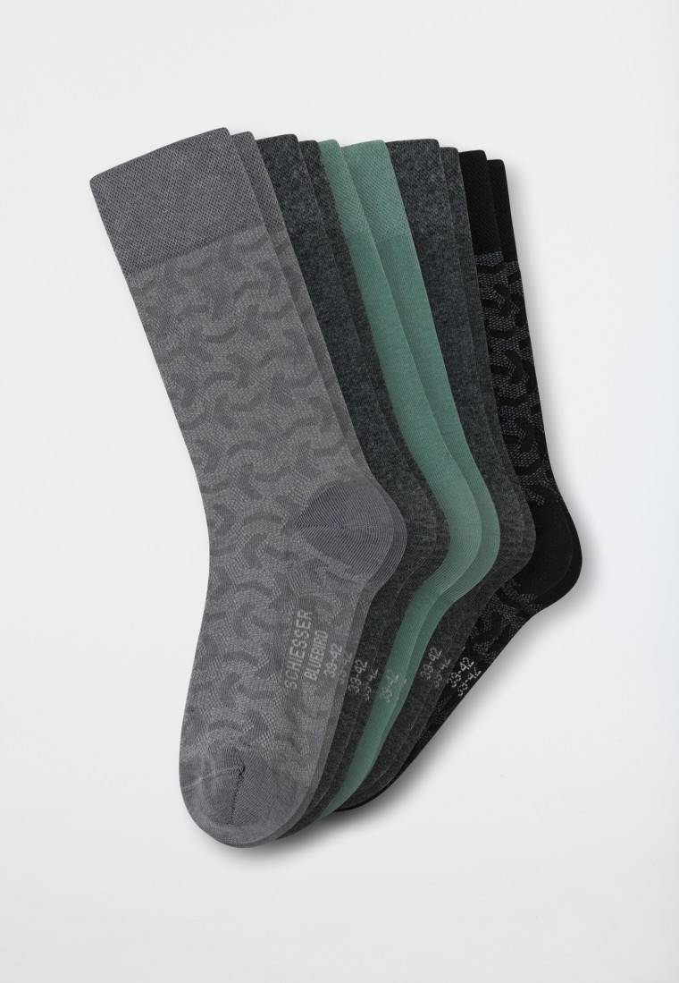 Schiesser Socken 5er-Pack mehrfarbig gemustert - Bluebird Neuheiten