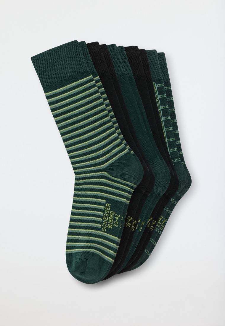 Schiesser Socken 5er-Pack mehrfarbig gemustert - Bluebird Räumungsverkauf