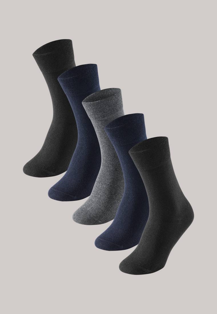 Schiesser Herrensocken 5er-Pack stay fresh mehrfarbig - Bluebird Riesige Ersparnisse