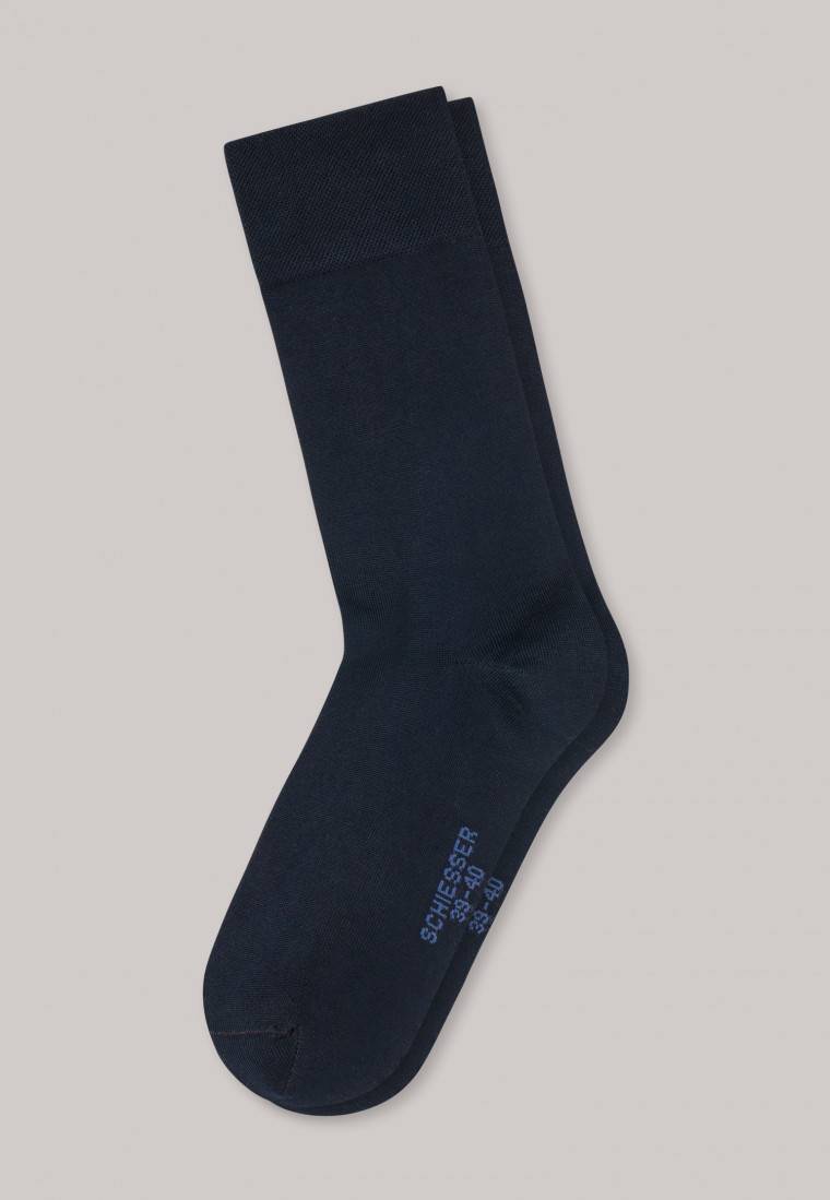Schiesser Herrensocken merzerisierte Baumwolle nachtblau - selected! premium Bis zu 50% Rabatt