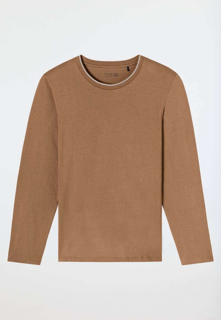 Schiesser Shirt langarm whisky - Mix+Relax Zeitbegrenzte Promotion