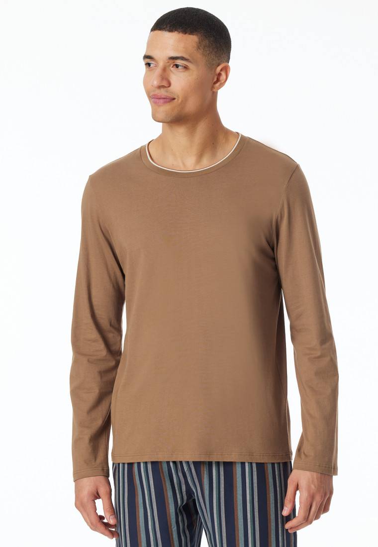 Schiesser Shirt langarm whisky - Mix+Relax Zeitbegrenzte Promotion