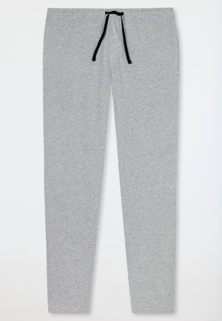 Schiesser Loungehose lang Jersey grau-meliert - Mix+Relax Super Rabatt