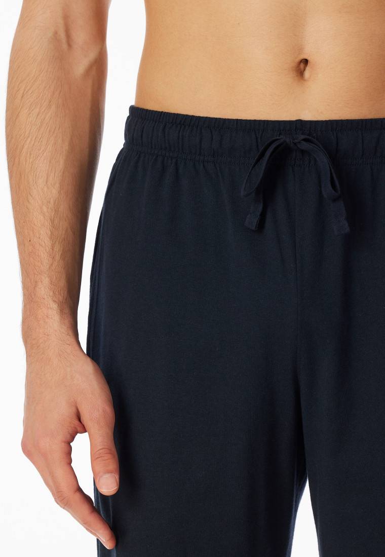 Schiesser Hose kurz dunkelblau - Mix+Relax Begrenzt auf 3 Tage