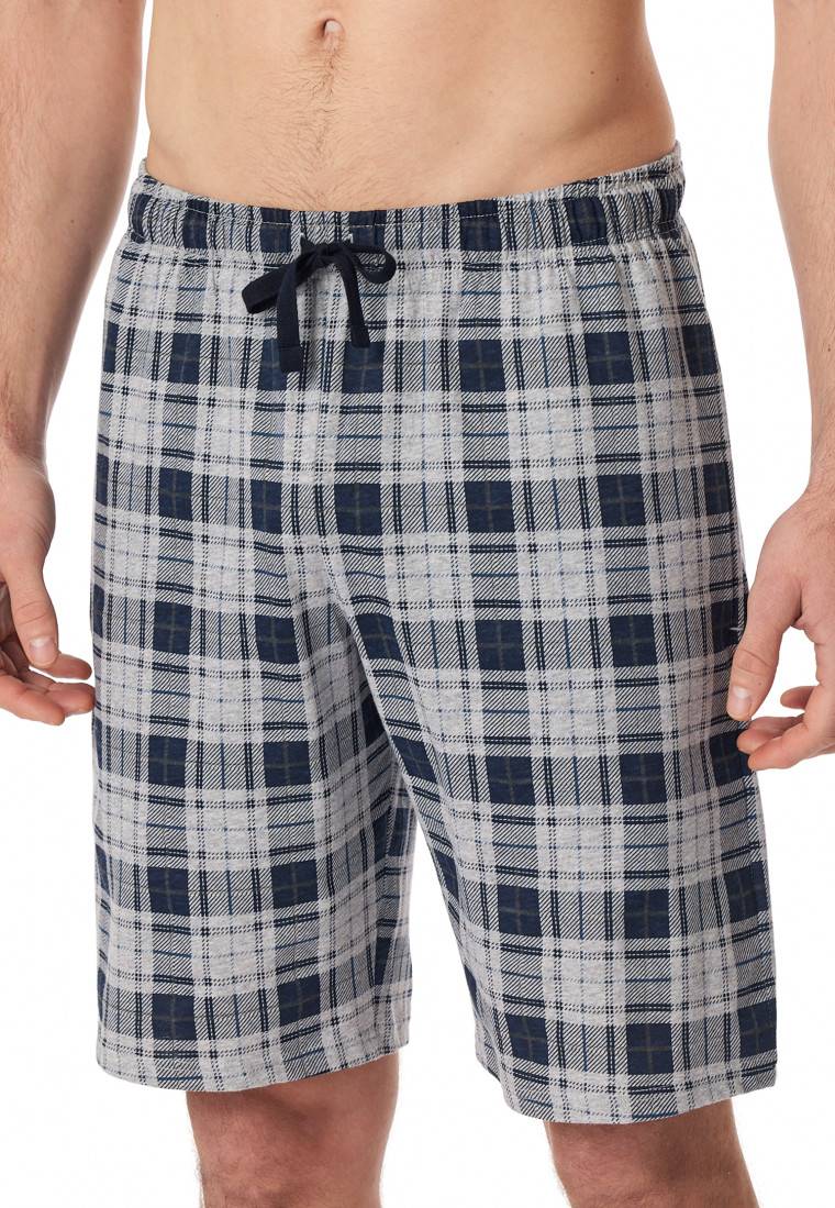 Schiesser Hose kurz multicolor kariert - Mix+Relax 2025
