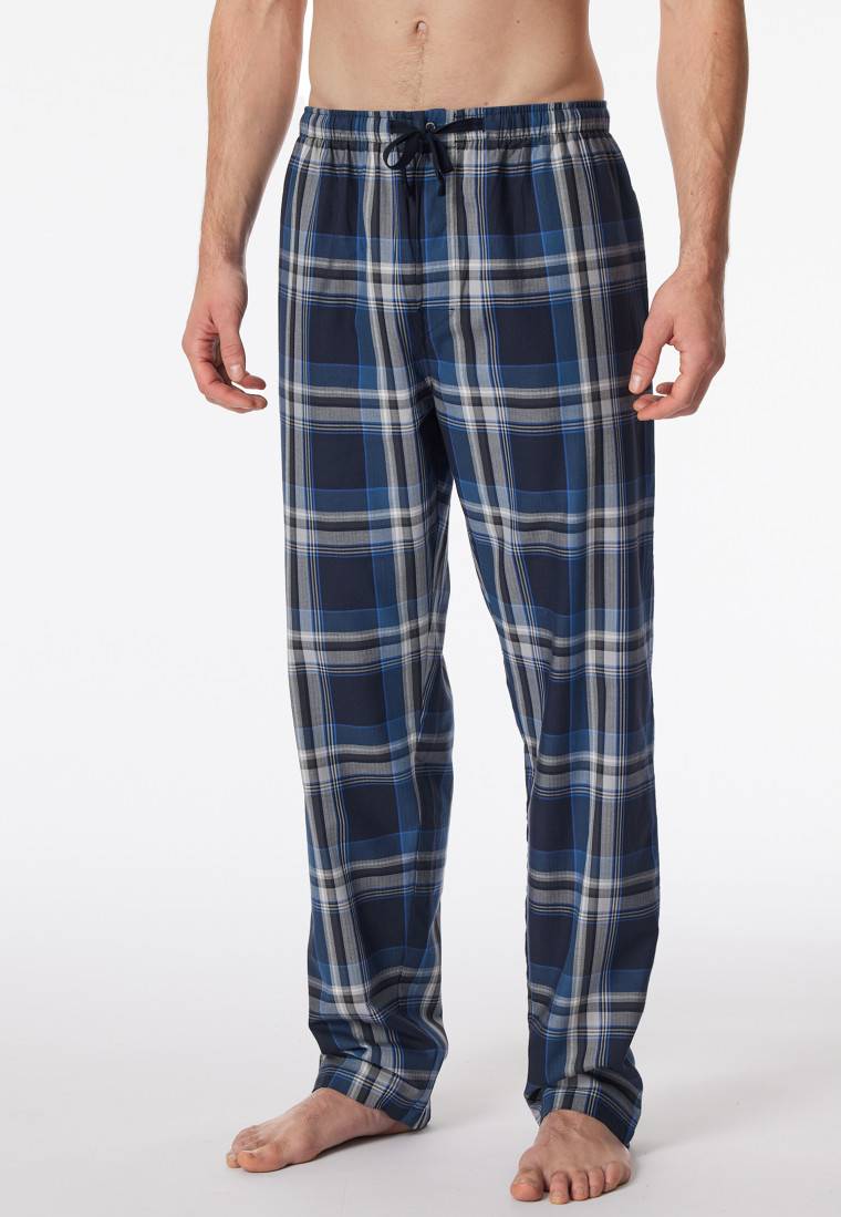 Schiesser Hose lang Webware multicolor kariert - Mix+Relax Online