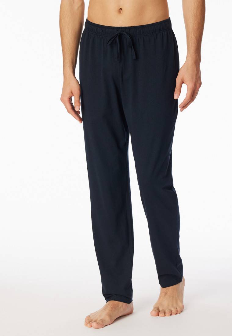 Schiesser Hose lang dunkelblau - Mix+Relax Schlussverkauf