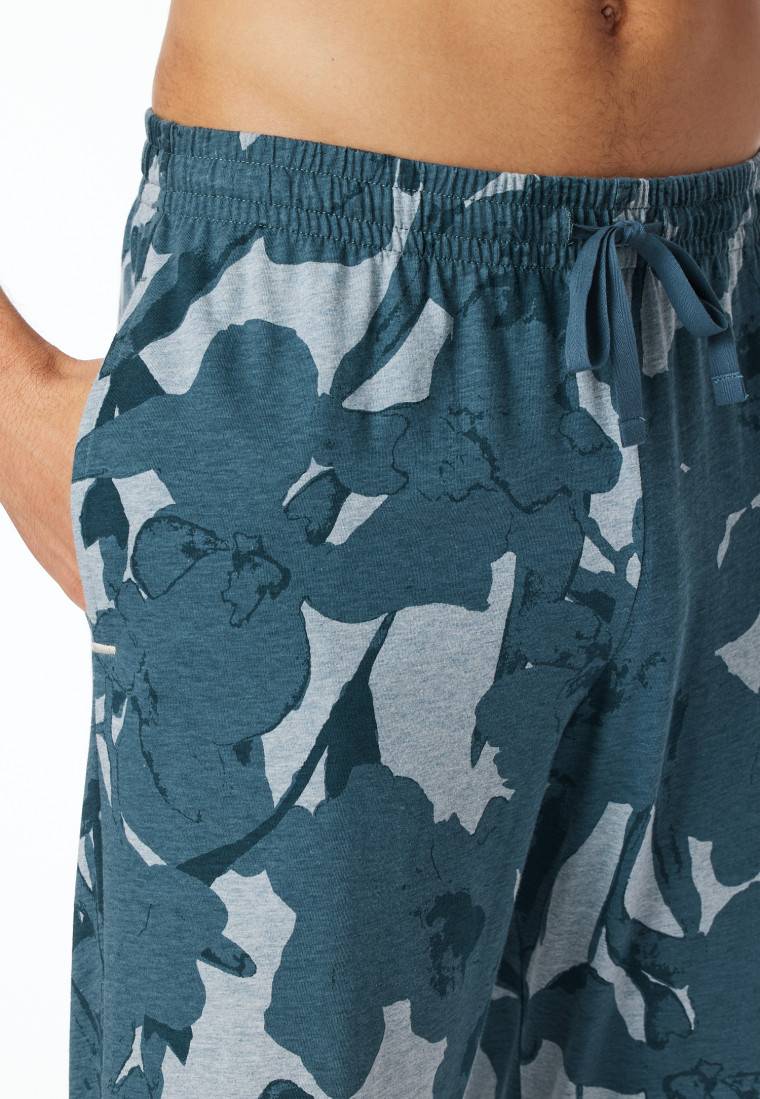 Schiesser Loungehose lang Organic Cotton mehfarbig gemustert - Mix+Relax Begrenztes Angebot
