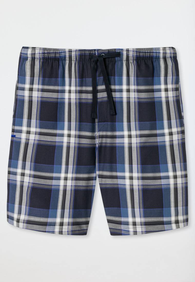 Schiesser Bermuda kurz Webware multicolor kariert - Mix+Relax Preisnachlass
