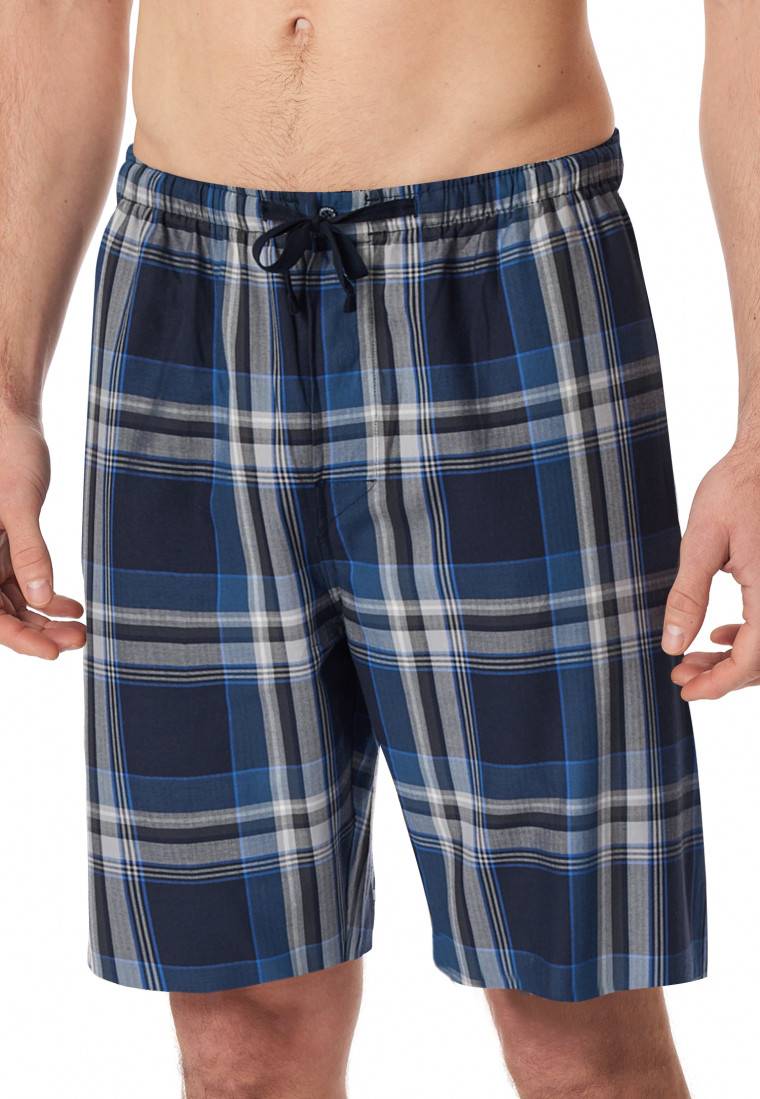 Schiesser Bermuda kurz Webware multicolor kariert - Mix+Relax Preisnachlass