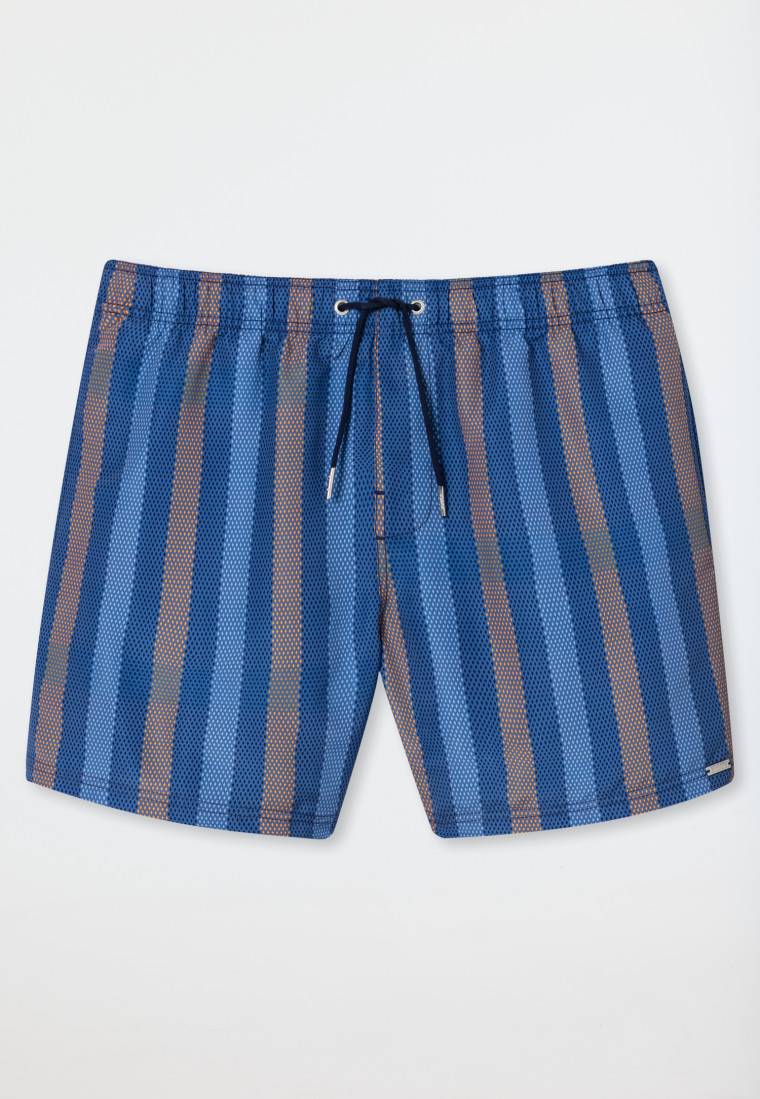 Schiesser Badeshorts Webware gestreift multicolor - Modern Swim Valentinstagsangebot