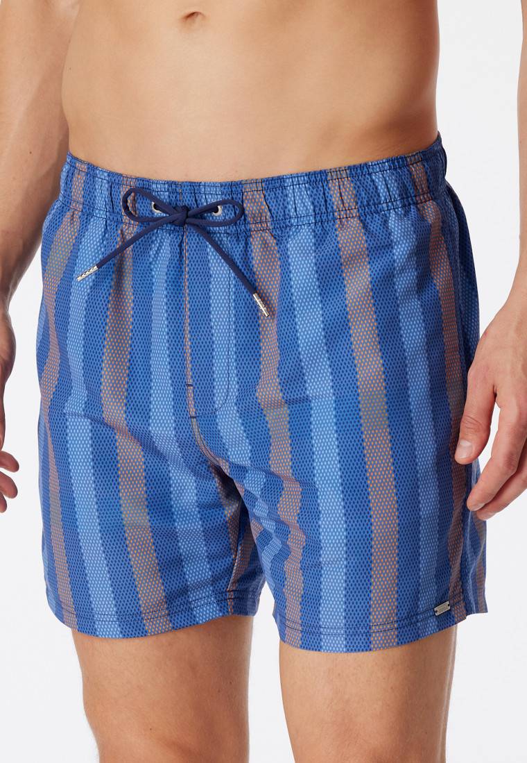 Schiesser Badeshorts Webware gestreift multicolor - Modern Swim Valentinstagsangebot