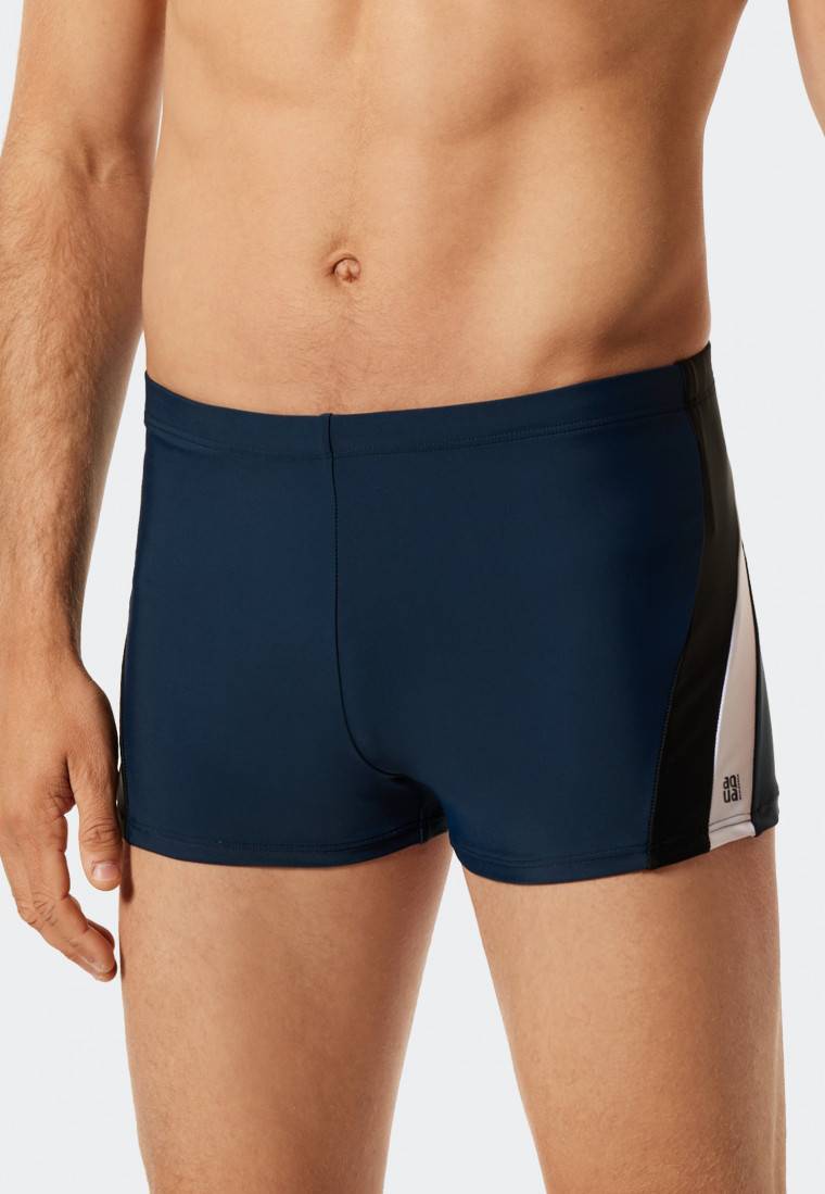 Schiesser Badehose Wirkware recycelt seitliche Streifen admiral - Nautical Active Exklusive Angebote