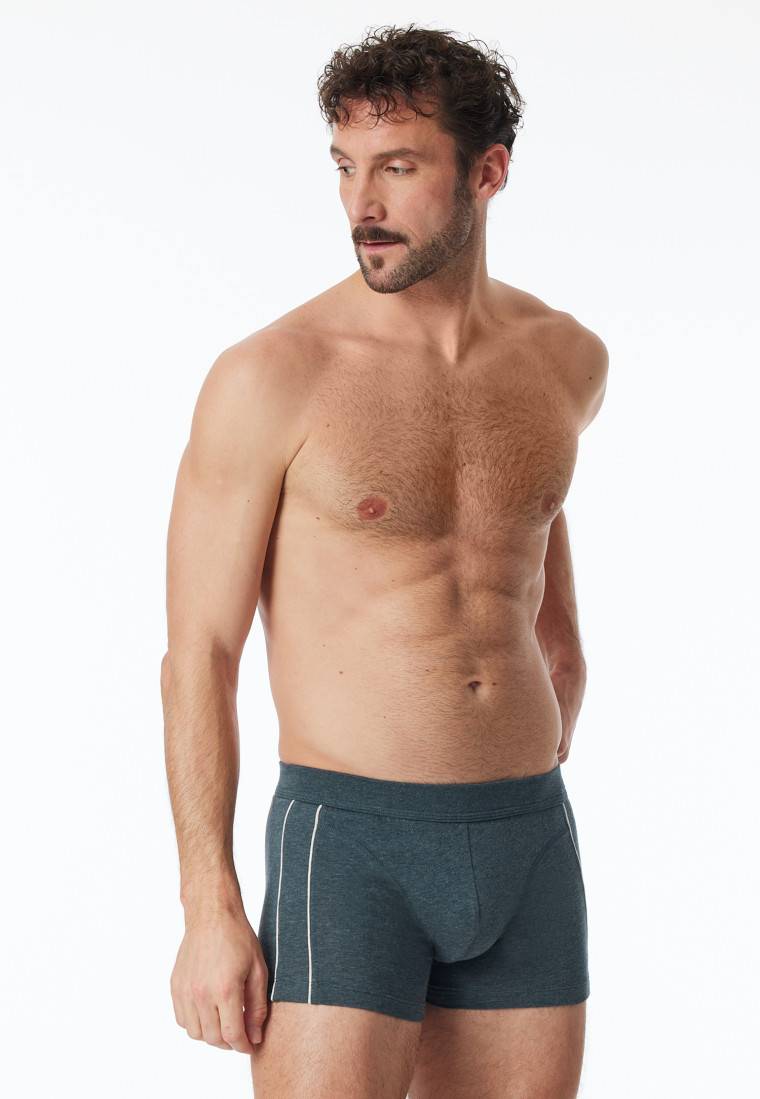 Schiesser Shorts blau-meliert - Comfort Fit VIP-Rabatte