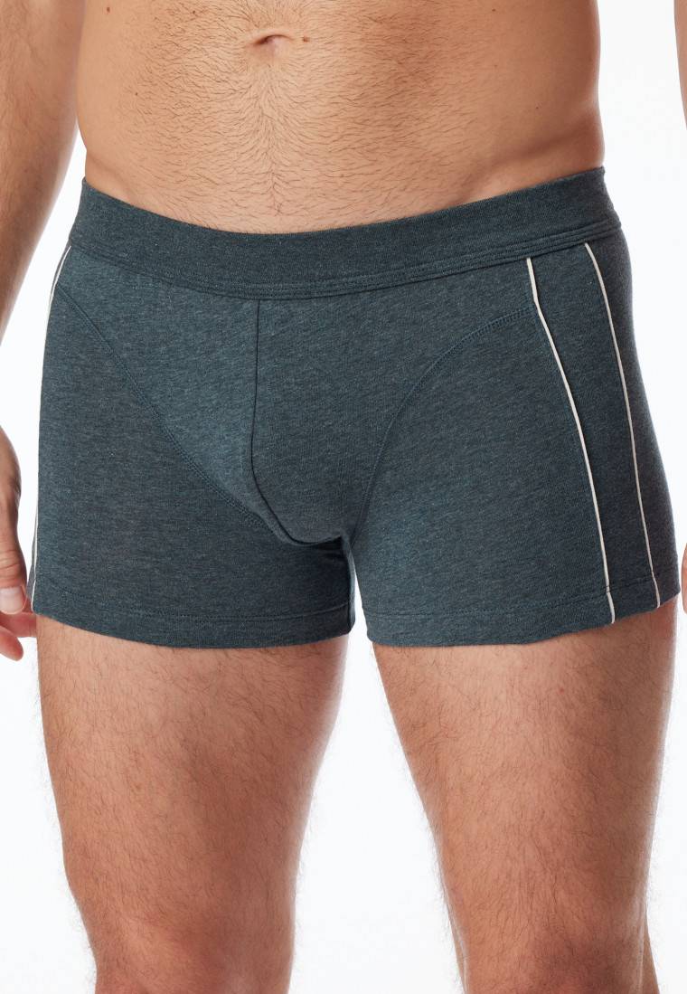 Schiesser Shorts blau-meliert - Comfort Fit VIP-Rabatte