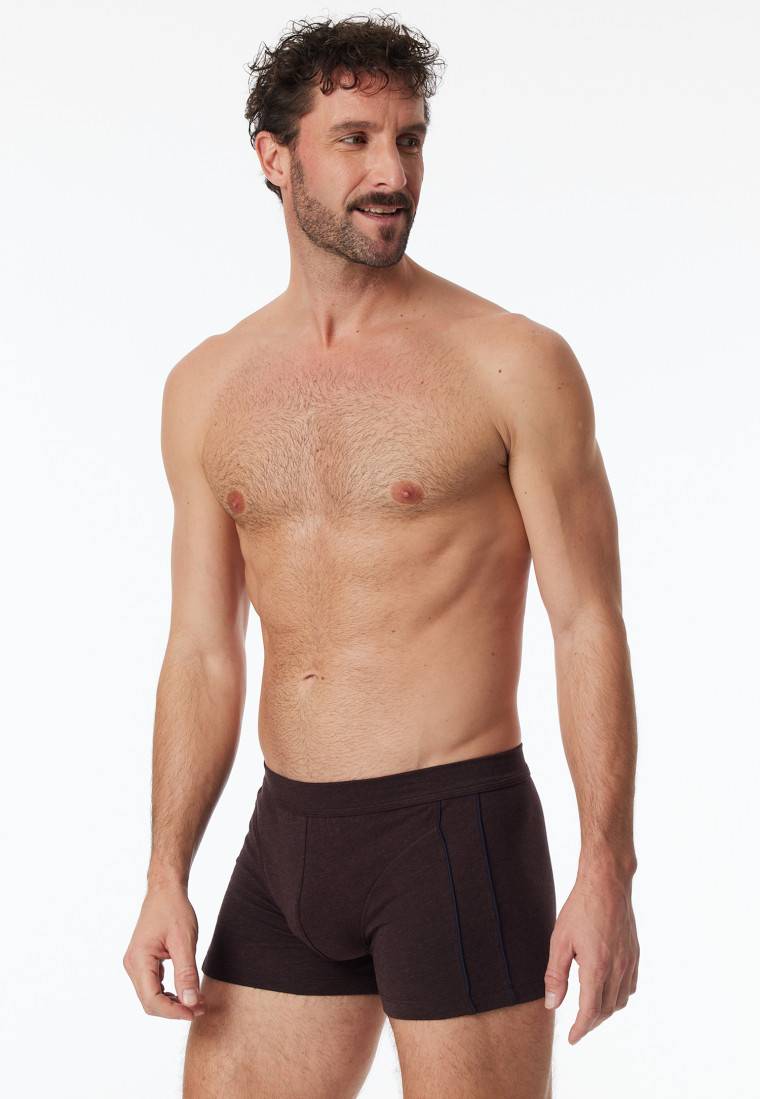 Schiesser Shorts braun-meliert - Comfort Fit Tiefpreis