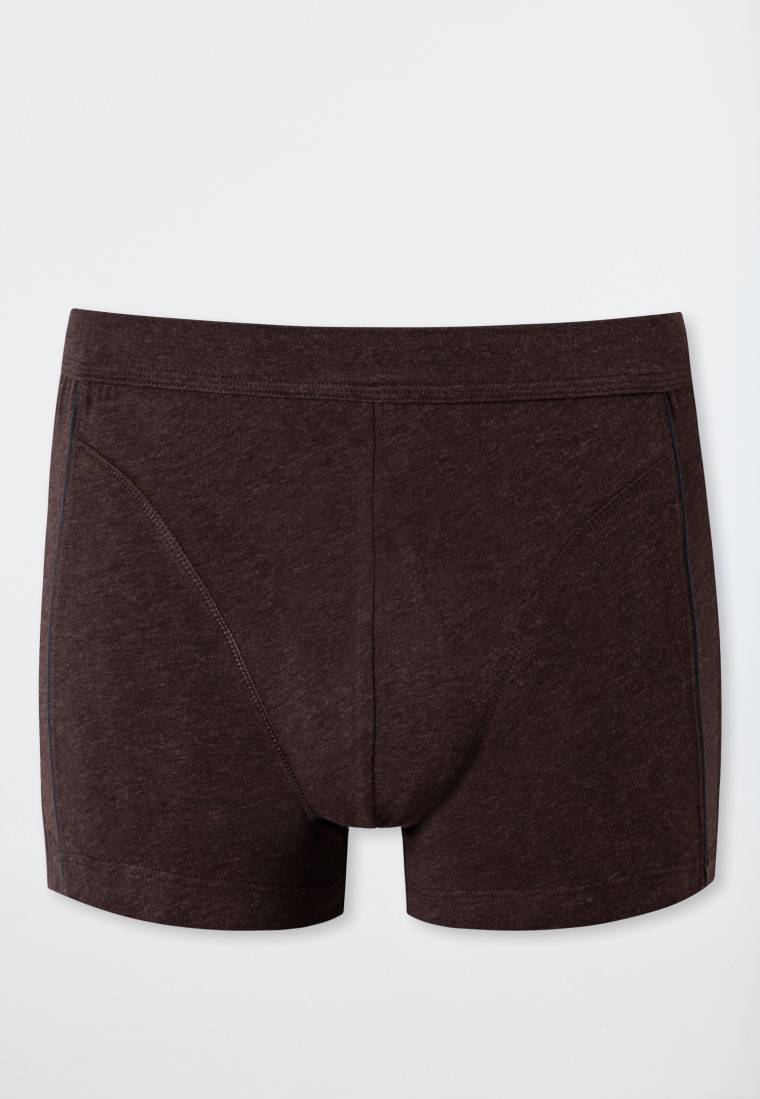 Schiesser Shorts braun-meliert - Comfort Fit Tiefpreis