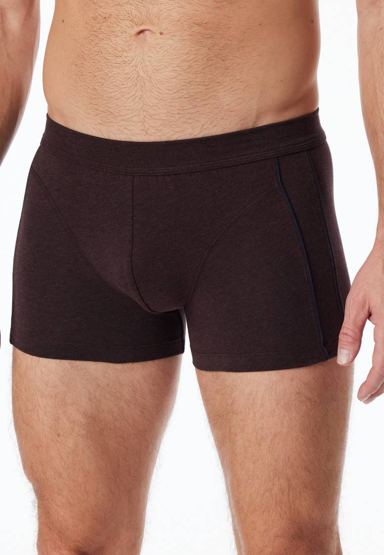 Schiesser Shorts braun-meliert - Comfort Fit Tiefpreis