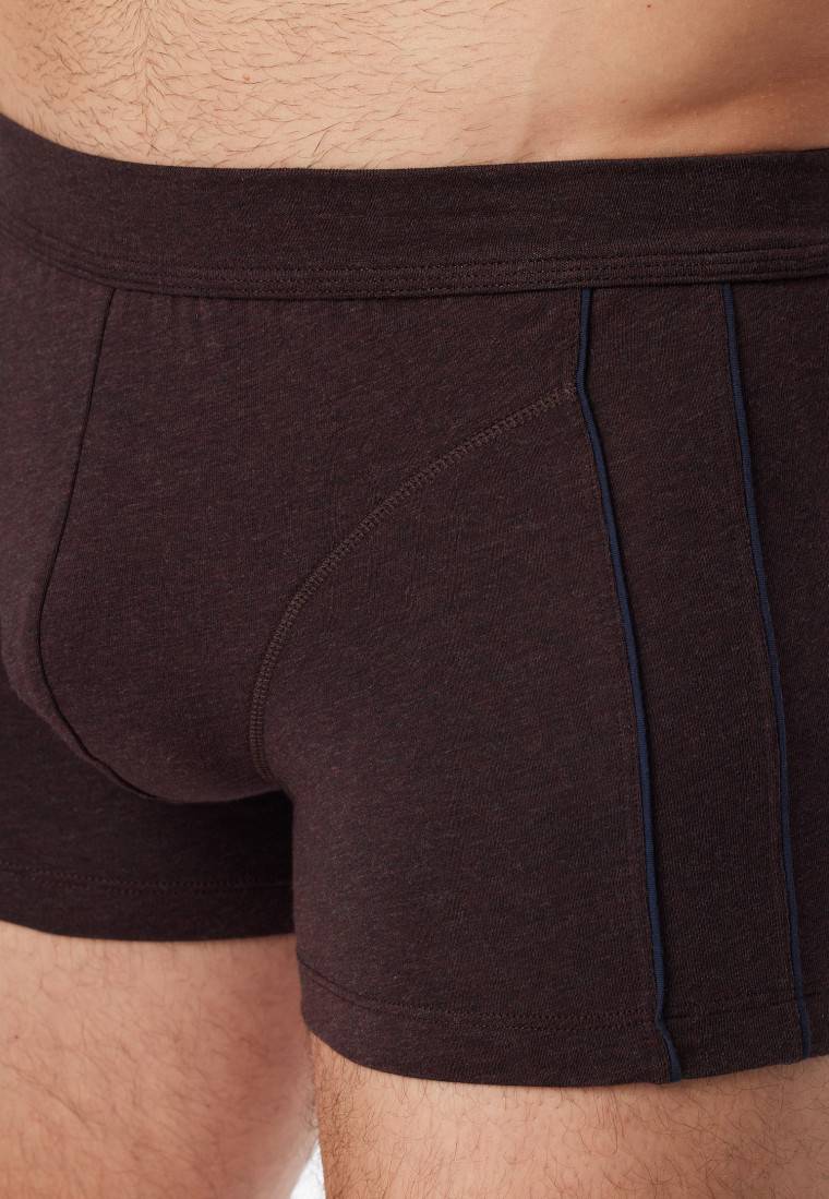 Schiesser Shorts braun-meliert - Comfort Fit Tiefpreis