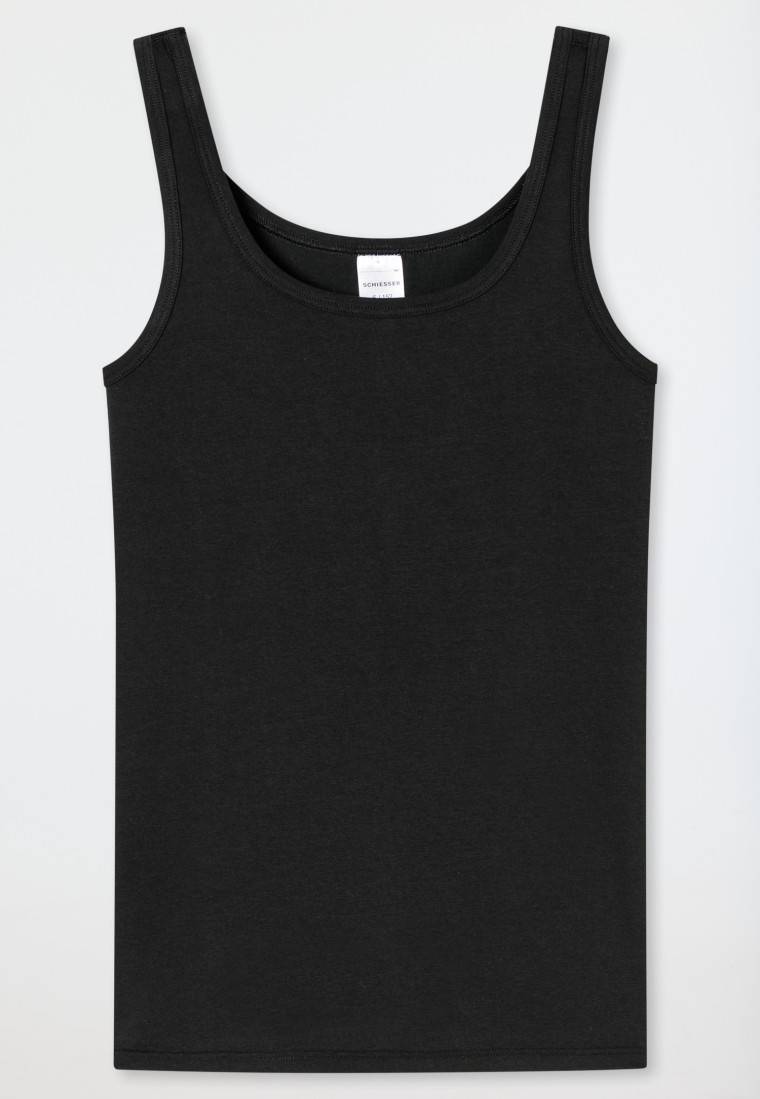 Schiesser Tops 2er-Pack Organic Cotton schwarz / offwhite - 95/5 Zeitbegrenzte Promotion