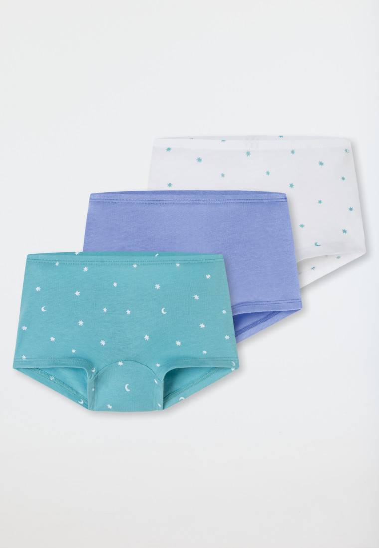 Schiesser Shorts 3er-Pack Sterne Monde mehrfarbig - 95/5 Vierteljährliche Förderung