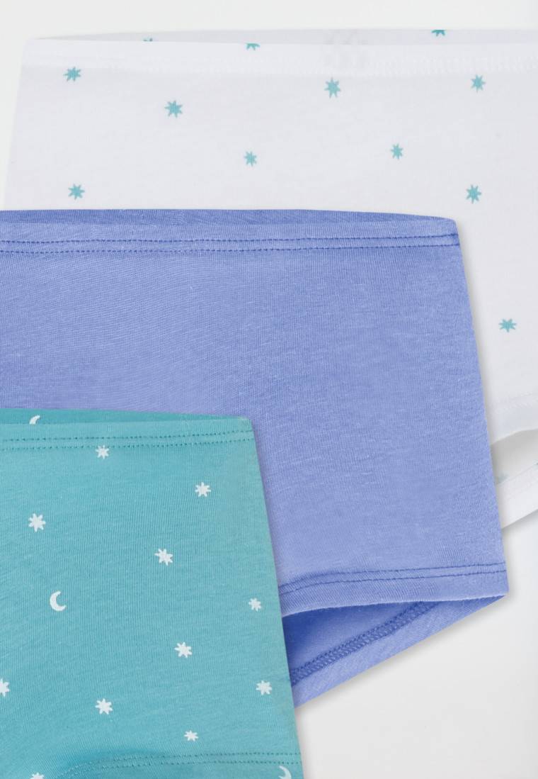 Schiesser Shorts 3er-Pack Sterne Monde mehrfarbig - 95/5 Vierteljährliche Förderung