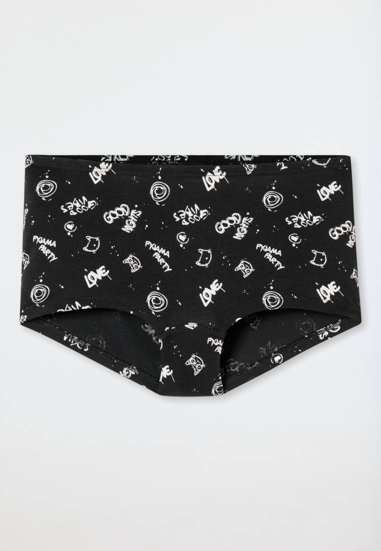 Schiesser Shorts 3er-Pack Organic Cotton schwarz bedruckt - 95/5 Bis zu 55% Rabatt