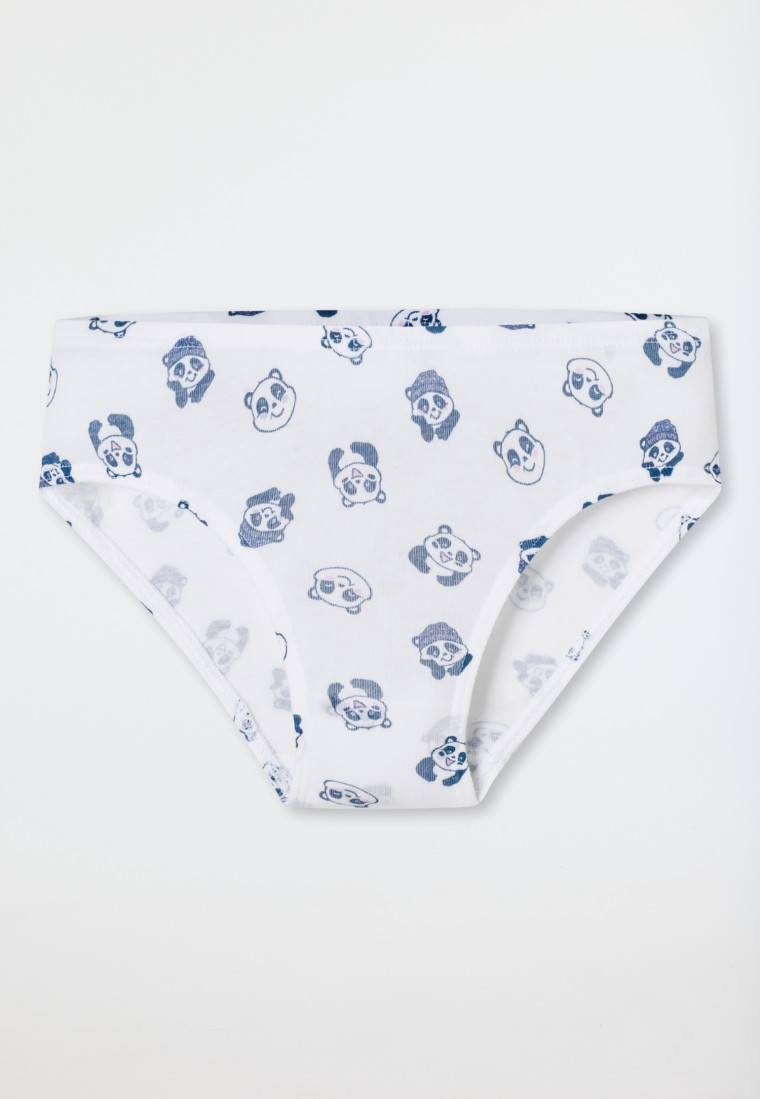 Schiesser Slips 5er-Pack Organic Cotton Softbund Pandas Ringel mehrfarbig - 95/5 Kostenloser Versand international