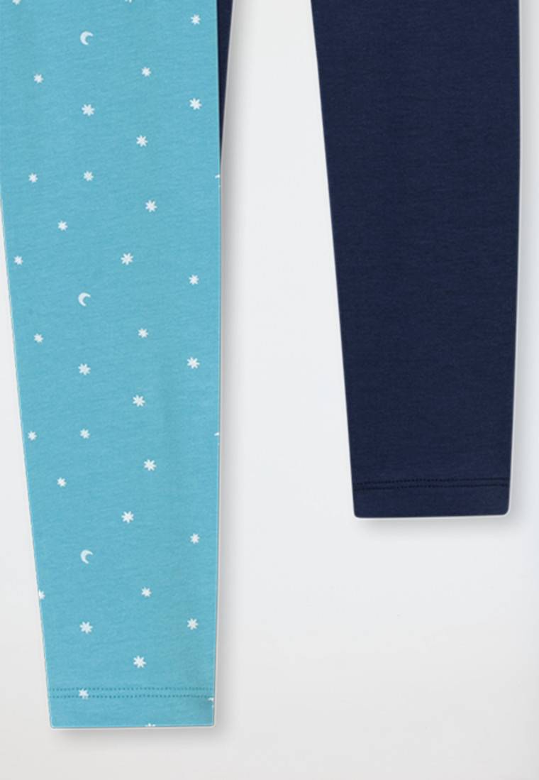 Schiesser Leggings 2er-Pack Sterne Monde mehrfarbig - 95/5 Speichern exportieren
