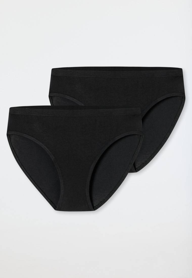 Schiesser Slips 2er-Pack schwarz - Fresh Vibe Rabatte dieses Monats