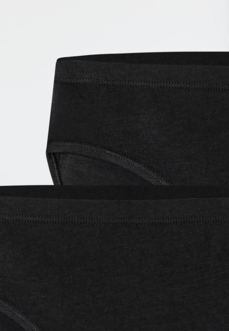 Schiesser Slips 2er-Pack schwarz - Fresh Vibe Rabatte dieses Monats