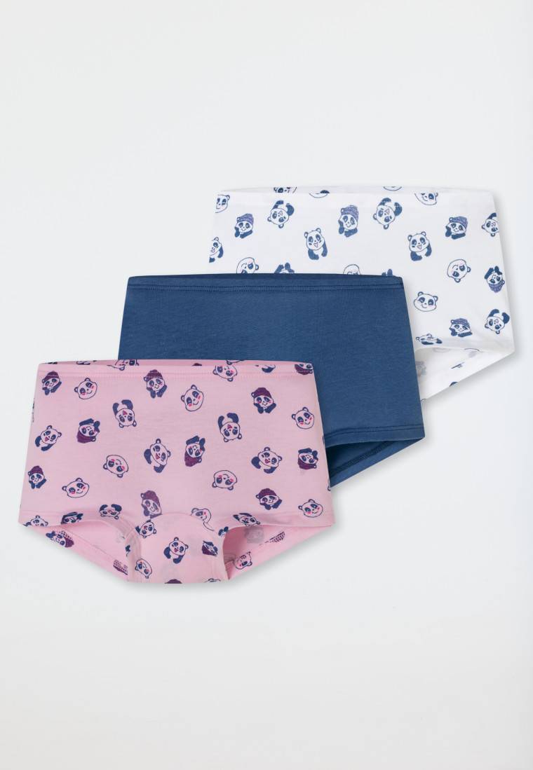 Schiesser Shorts 3er-Pack Pandas mehrfarbig - 95/5 Online