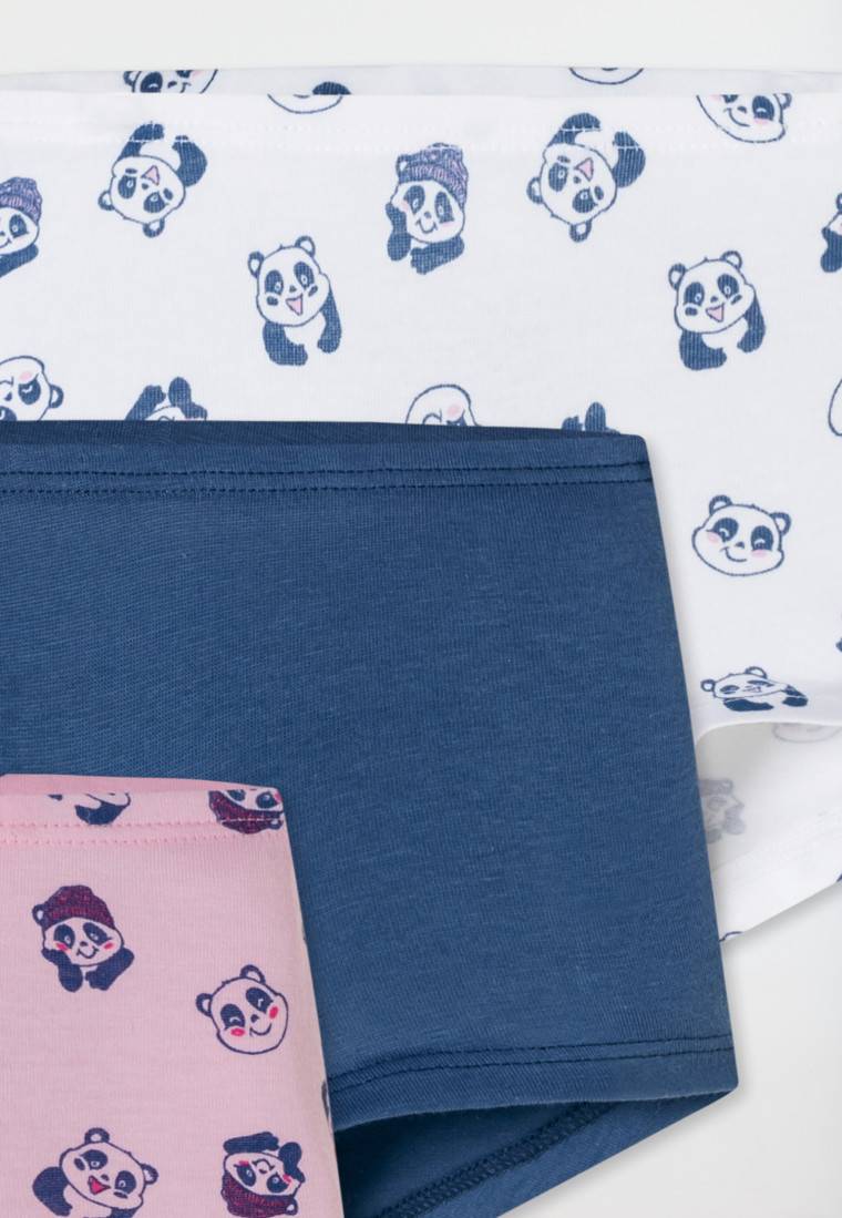 Schiesser Shorts 3er-Pack Pandas mehrfarbig - 95/5 Online