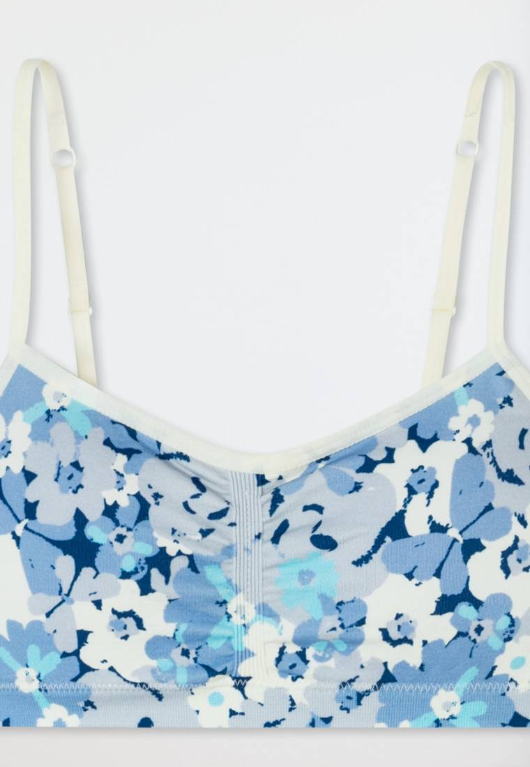 Schiesser Bustier Jersey Herzchen multicolor gemustert - Seamless Auslauf