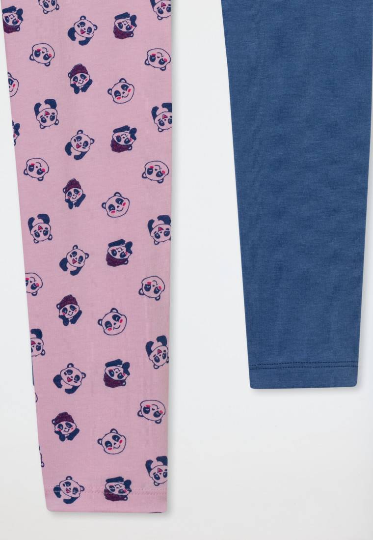 Schiesser Leggings 2er-Pack Pandas mehrfarbig - 95/5 Angebote