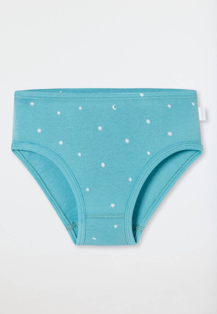 Schiesser Slips 3er-Pack Sterne Monde blau/weiß - Fine Rib im Angebot