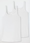 Schiesser Tops 2er-Pack Organic Cotton weiß - 95/5