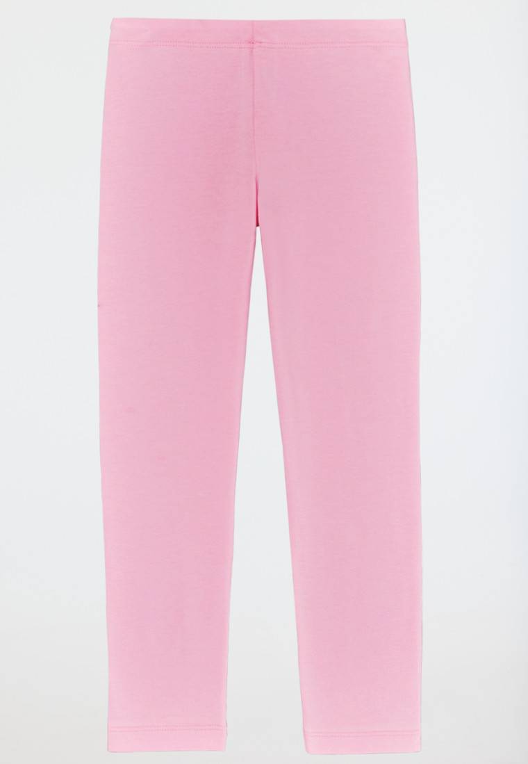Schiesser Schlafanzug lang Organic Cotton Volant Leggings Herzen rosé - Girls World Zeitlich begrenztes Angebot