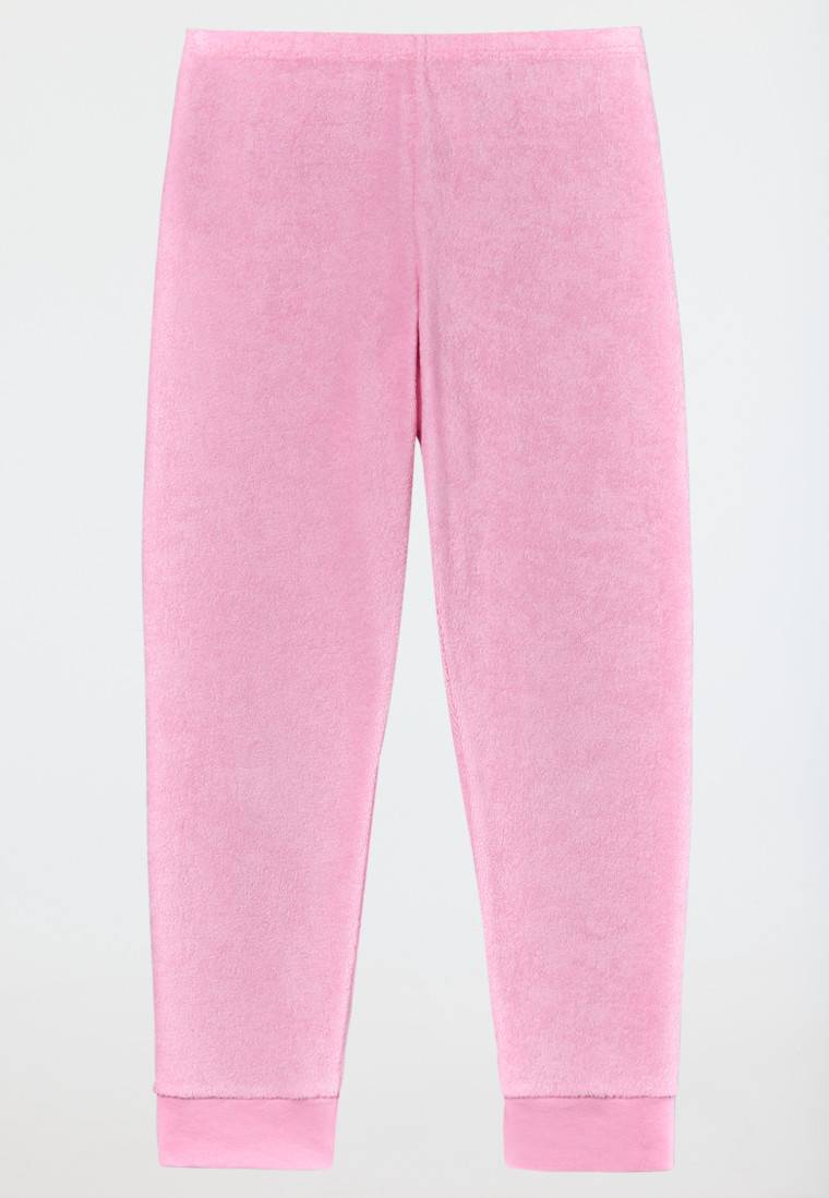Schiesser Schlafanzug lang Organic Cotton Bündchen Herzen rosé - Girls World Letzte 3 Tage