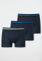 Schiesser Shorts 3er Pack Organic Cotton dunkelblau - 95/5 Günstiger Verkauf