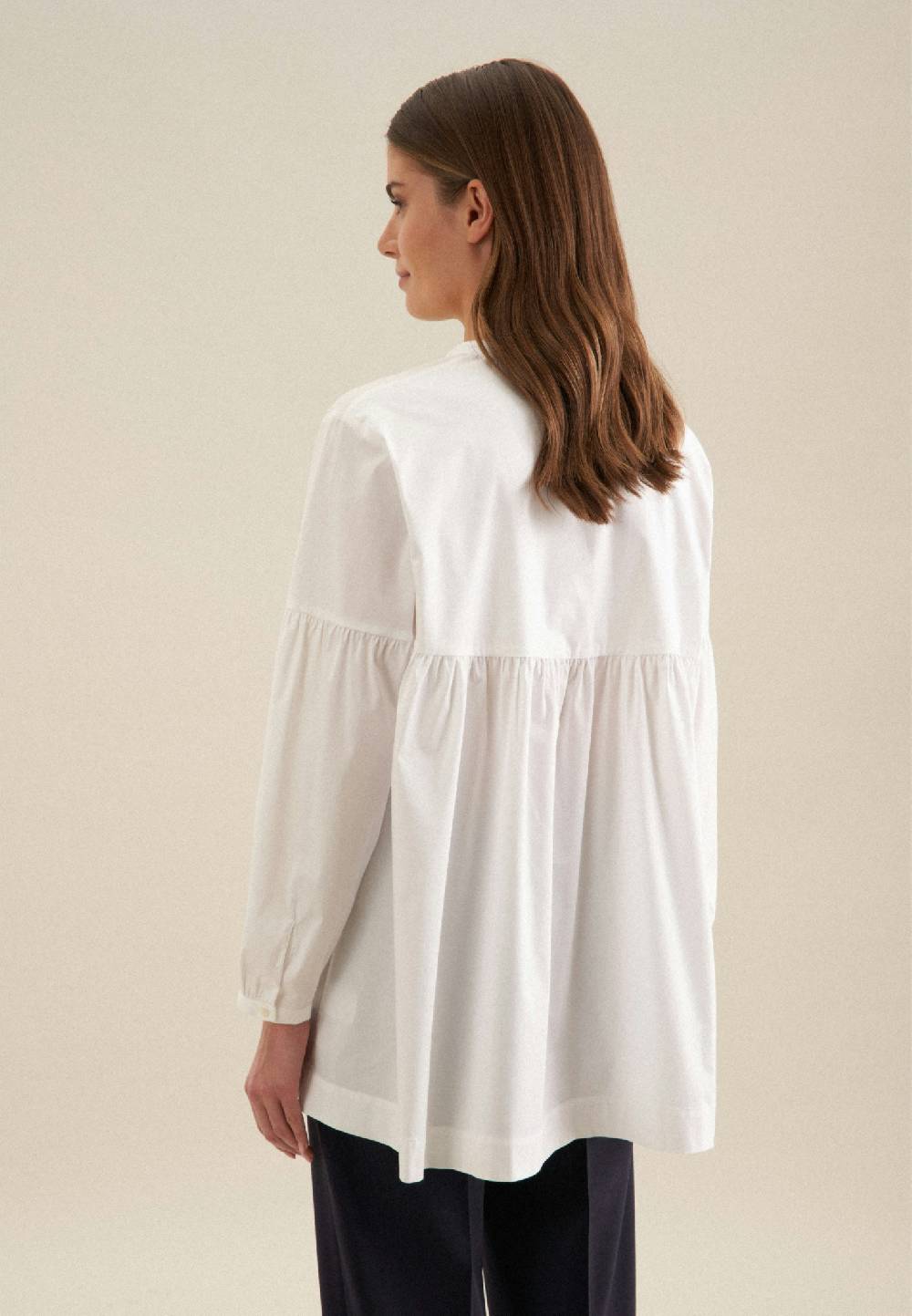 Seidensticker Gabardine Stehkragenbluse JETZT KAUFEN