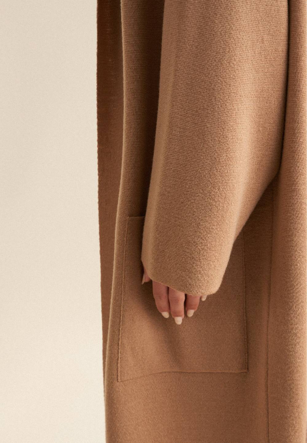 Seidensticker Schalkragen Strick-Jacke Oversized 100% Wolle Nur noch ein Tag übrig