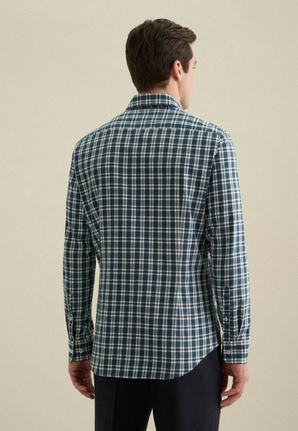 Seidensticker Flanell Flanellhemd in Slim mit Button-Down-Kragen Blitzverkäufe