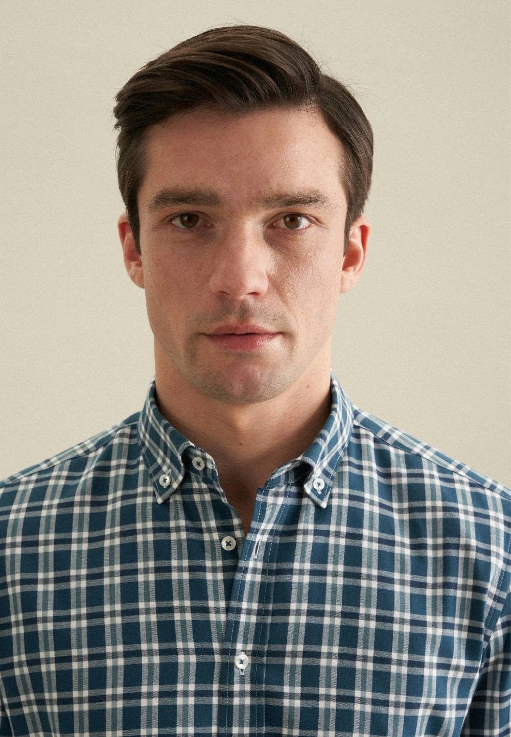 Seidensticker Flanell Flanellhemd in Slim mit Button-Down-Kragen Blitzverkäufe