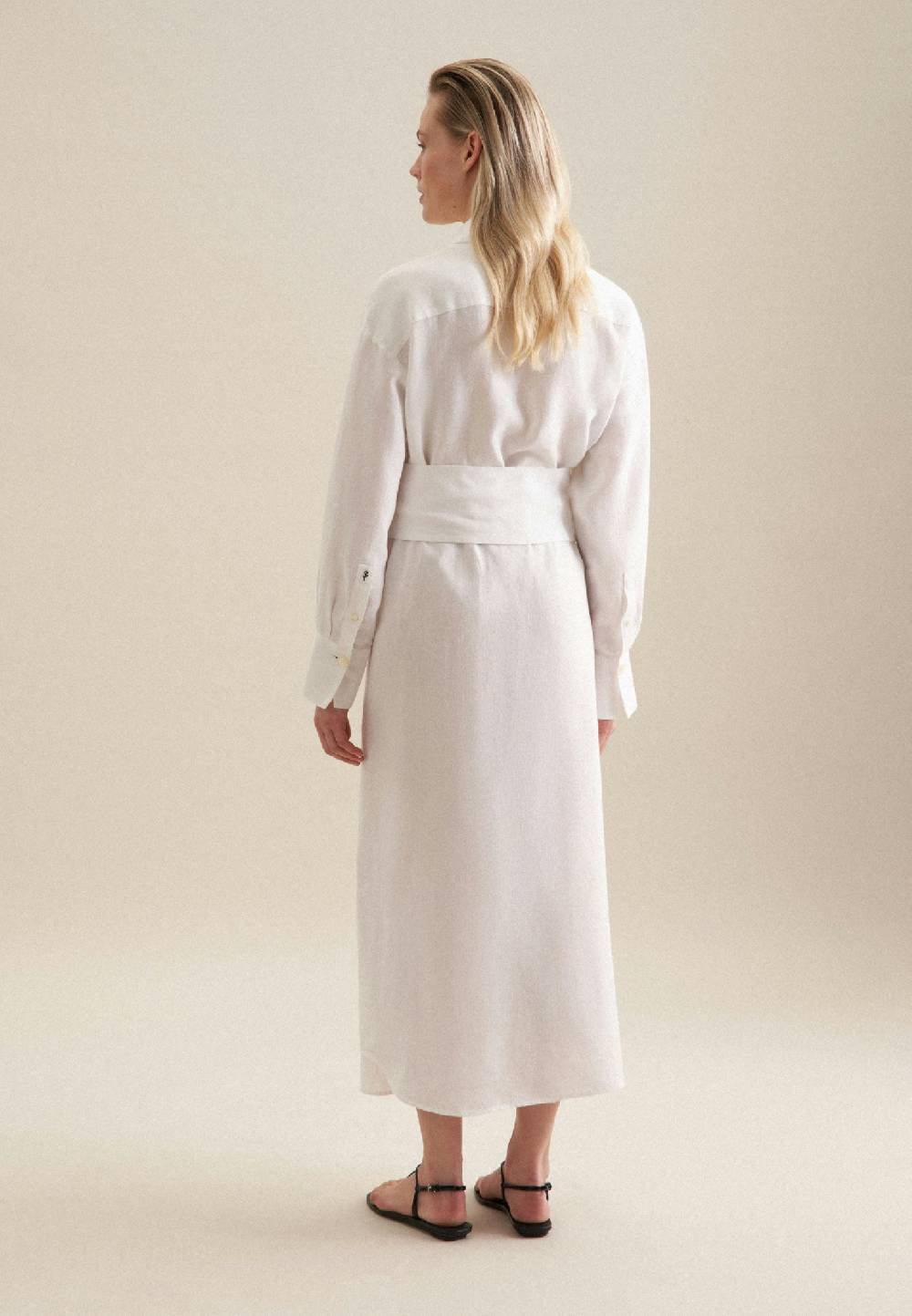 Seidensticker Leinen Maxi Kleid Lagerräumung